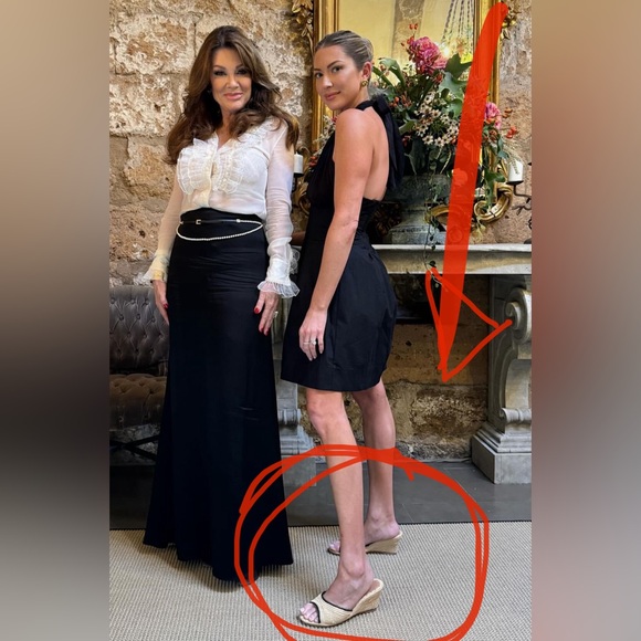 NWT + BoxCarrie ForbesNador Raffia Wedge Heeled SandalsSize...